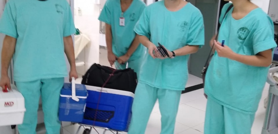 MG Transplantes realiza nova coleta de órgãos no HNSC