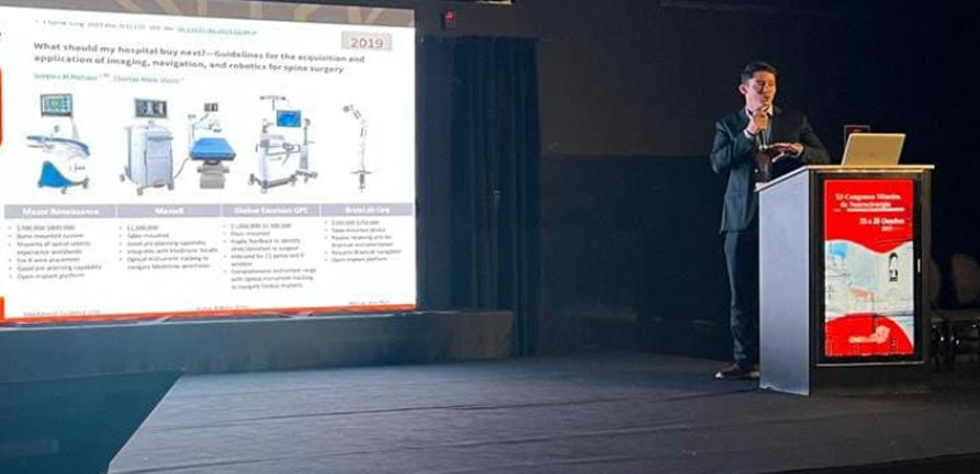 Coordenador de Neurocirurgia do HNSC realiza palestra no Congresso Mineiro de Neurocirurgia